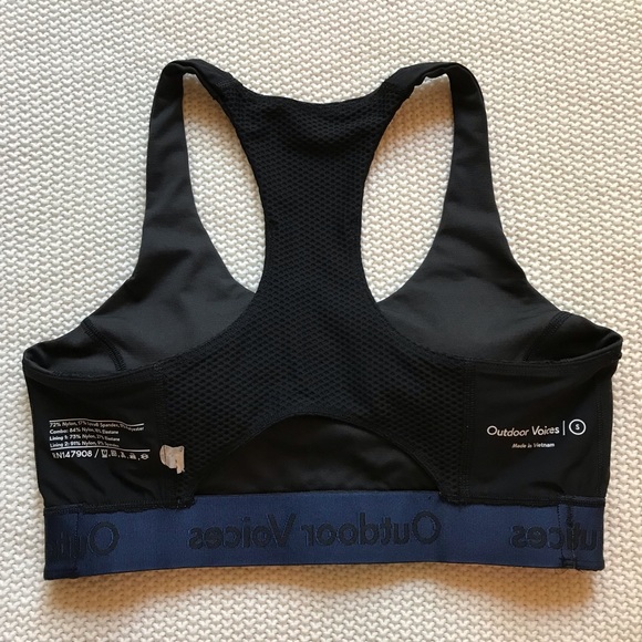 Outdoor Voices Doing Things Bra in Black (S) - Picture 11 of 14